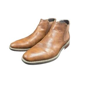 Van Heusen Geo Brown Boots Men's N2194 Size 10